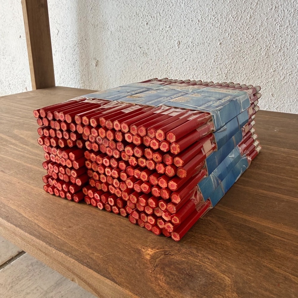 Lot of 180 Discontinued NOS Paper Mate American Checking Red Correcting Pencils